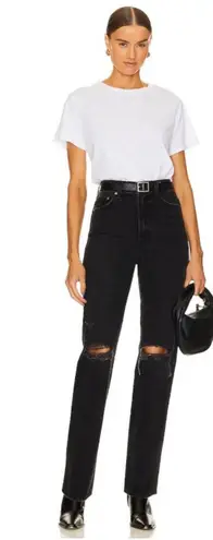 GRLFRND The Sara Black High Rise Jeans
