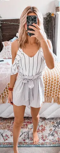 Boutique Striped Romper