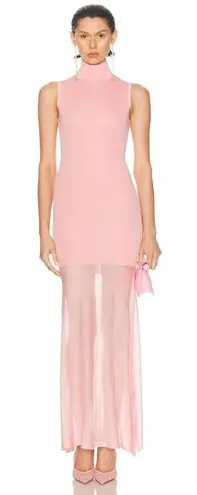SER.O.YA Amine Knit Maxi Dress in Coral Blush XX