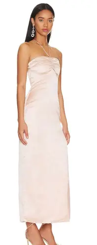 Revolve Champagne Small Formal Maxi Dress