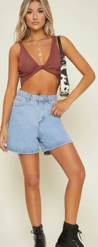 Reversible Twist Tank Top Red Size M