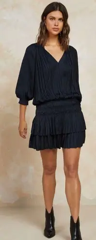 Current Air Aurelie Pleated Mini Dress
