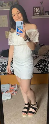 Speechless White Lace Dress