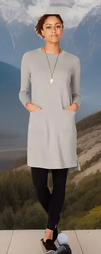 EUC J.Jill Pure Jill Gorgeous Sweater Dress With Pockets And Side Slip Comfy