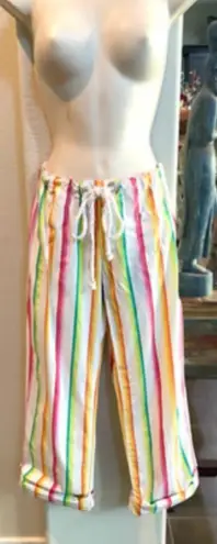 Victoria's Secret Pink Victoria’s Secret pajama pants w/ drawstring & adjustable length pant legs. Sz XS 