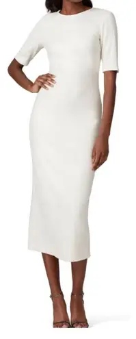 Lapointe White Sequin Midi Dress 8