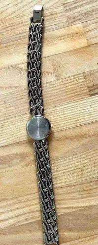 Bulova Caravelle by Ladies Watch Vintage Two-Tone Weave Bracelet Gold-Tone Dial