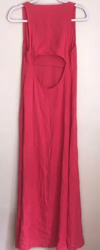 BB Dakota Maevey Coral Pink Cutout Maxi Dress 0