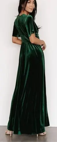 Baltic Born Emerald Berenice Velvet Maxi Dress