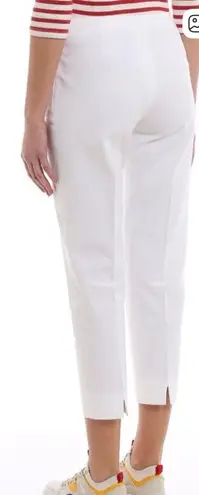 Piazza Sempione Audrey White Cotton Cropped Tapered Pants - CPA 350031 size 46