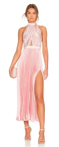 NWT L’IDEE Renaissance Pleated Gown in Light Pink Size AU 6
