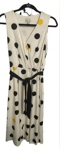 Est. 1946 Cato  Womens Size Sm White Dress Sleeveless Polka Dot