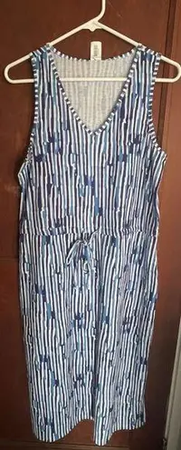 West Loop NEW Women's Blue & white
Sleeveless Tank Pullover Summer Sun
Dress