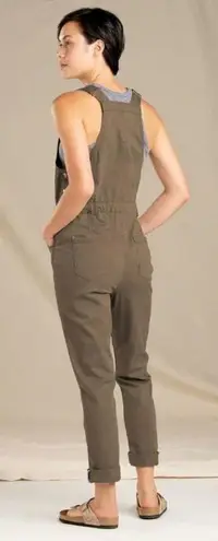 Toad & Co | Touchstone Cuffed Organic Cotton Overalls Green Size Small