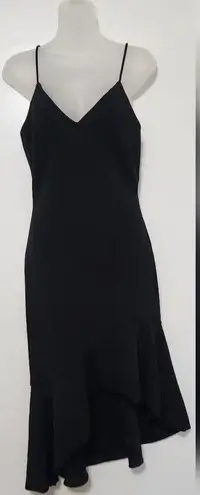 Elliatt  x Revolve Artemis Asymmetrial Hem Black Dress size S