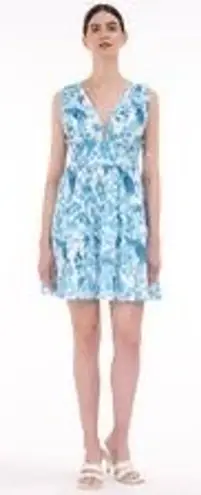 Banjanan Victoria Dress Toile Capri Dress Size Small Blue