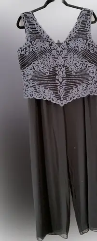 Evening pant set by JS Signature and Alex Evenings XL Black