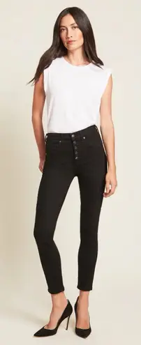 Veronica Beard Maera skinny Jans Onix Black Size 27 classic chic minimalist