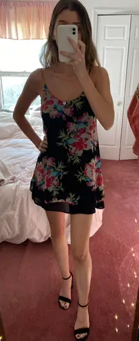 Lucy Love Black And Floral Sundress