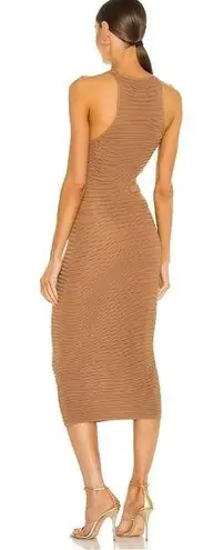 Michael Costello  x REVOLVE Athena Midi Dress in Mushroom