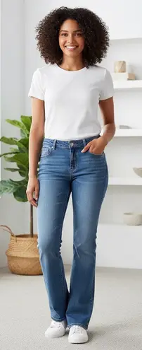 Petrol Flirty Bootcut Blue Jeans Womens 16 Denim Classic Casual Everyday