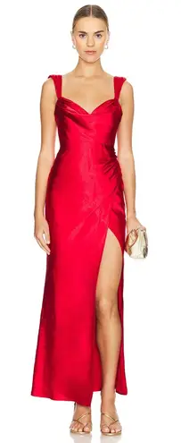 RUNAWAY THE LABEL  x REVOLVE Havana Mini Dress in Red - Image 1