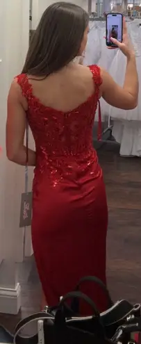 Let’s Red Prom Dress Size 2