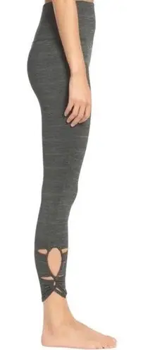 FREE PEOPLE revolve cutout leggings in green space dye