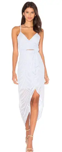 Bariano Revolve Lumier by Ice Blue Wrap Dress NWOT