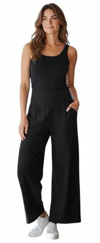 Pact Black Wide Leg High Waist Pants size Large