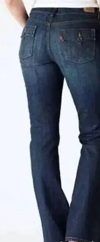Levi's 526 Slender Boot Cut Jeans Womens 29x30 Stretch Flap Pockets Comfy Blue Size 29 - Image 2