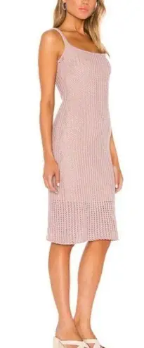 LPA Olenna Sleeveless Knit Lined Dress in Mauve Size Medium