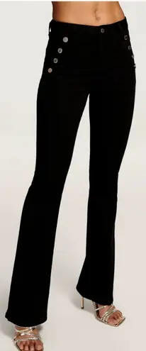 Ramy Brook Remy Brook High-Rise Flare Black Jean Size 25