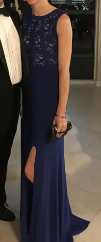 Morgan & Co Blue Formal Gown