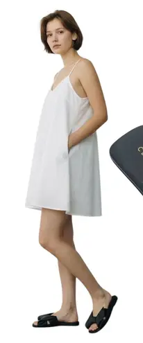 Cecelia Wendy Vamp Bow Open Toe Leather Slide Flat Sandal Black Size 6