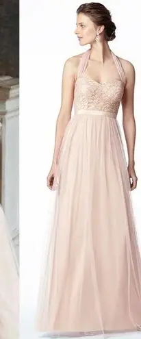 BHLDN • Jenny Yoo Juliette Dress Rose Quartz strapless lace tulle convertible