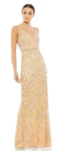 Mac Duggal 5481 Back Slit Sequin Dress