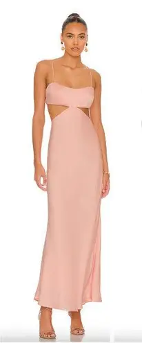 Anthropologie NWT $276  BHLDN Significant Other Cutout Maxi Dress in Sorbet Pink