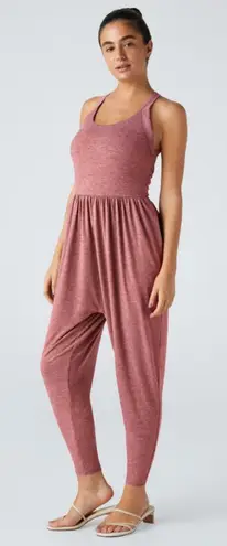 Halara NWT U Neck Pocket Harem Casual Jumpsuit-Easy Peezy Edition size L