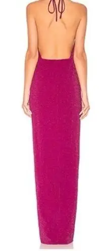 Michael Costello X REVOLVE Semira Gown in Magenta Size S NWT