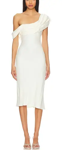 LPA  Revolve Vania Midi Dress Ivory Size Small - Image 1