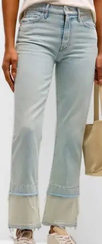 MOTHER The Insider Double Double Hover Jeans Light Wash Bootcut Sz 28 NWOT Blue - Image 1