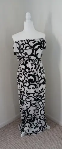 Jade Melody Tam Women Maxi Dress Size Small Black