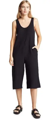 Tavik + Swimwear Bryony Cotton Gauze Jumpsuit Black Size M Size M