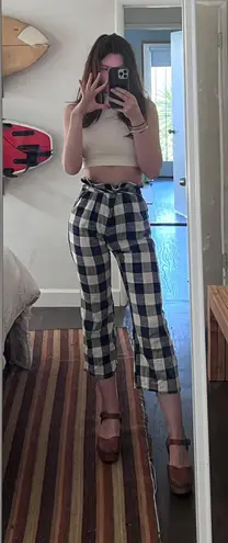 Gingham Pants