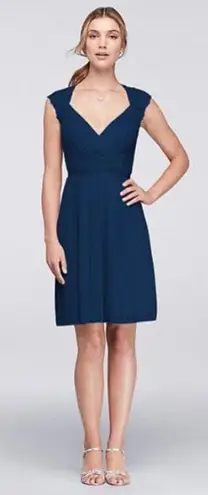 David's Bridal David’s Bridal Bridesmaid’s Dress Navy  