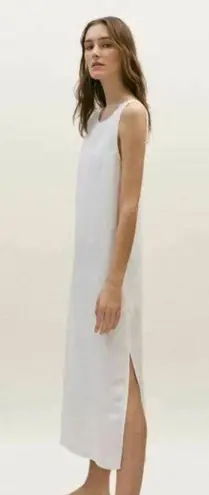 ◆Massimo Dutti◆ Linen fluid sleeveless dress Massimo Dutti Sleeveless Linen Blend Dress In Schwarz | ModeSens