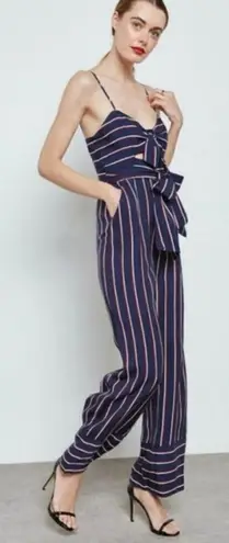 Bardot Revolve Striped Lulu Wide Leg Jumpsuit