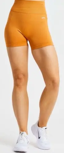 AYBL BALANCE V2 SEAMLESS SHORTS Gym Lift Train Run Spiced Orange - Sz S 💛🎀