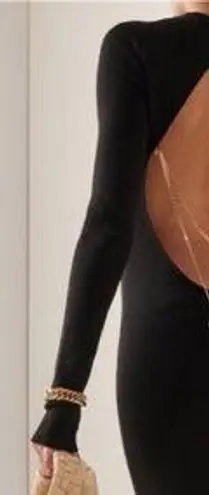 Galvan London x Revolve Athena Pearl Dress in Black, NWT, Size S Black